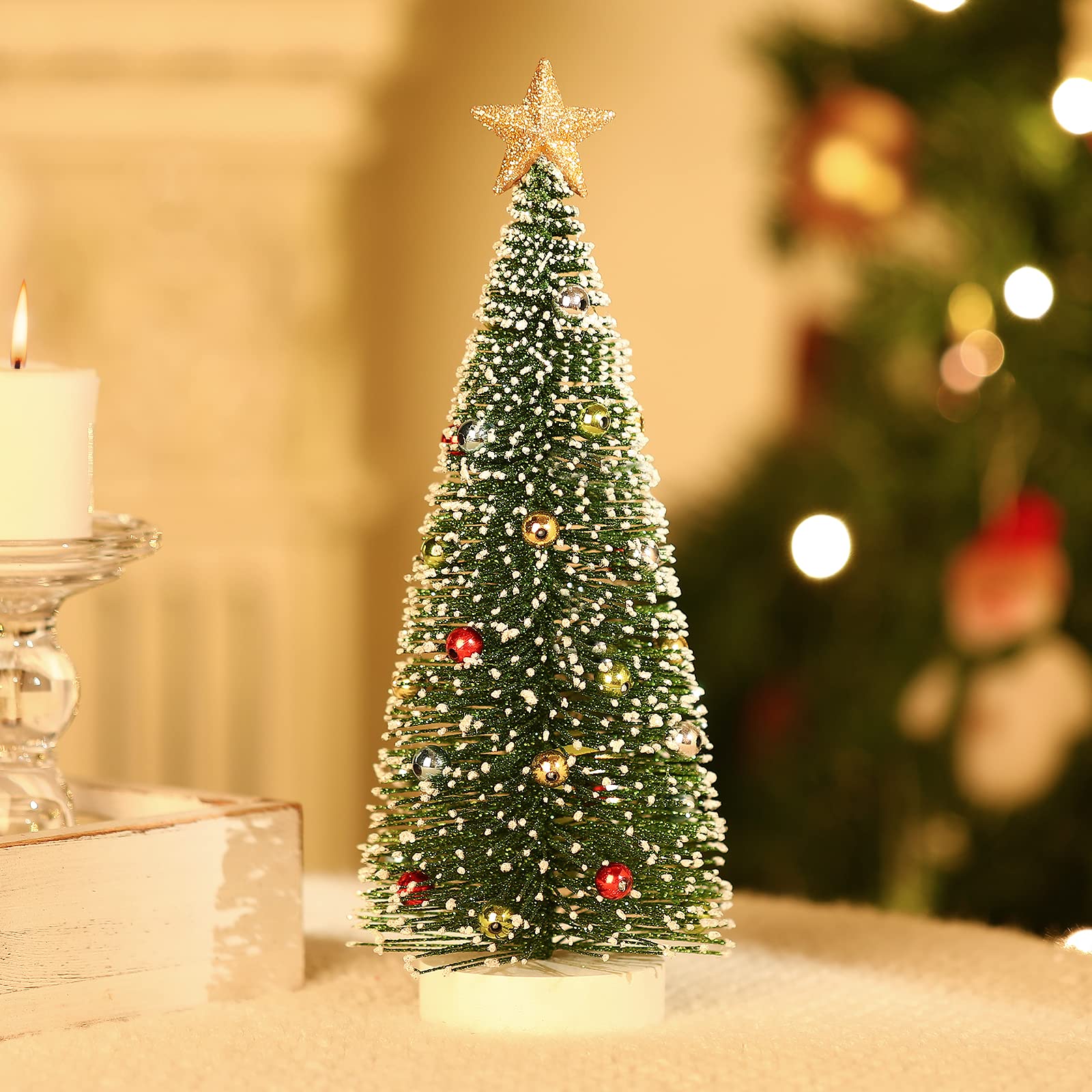 クリスマスツリー ミニ 卓上 23cm ミニクリスマスツリー 卓上ツリー クリスマス飾り ミニツリー 装飾品 鈴 松の木型 人工 木製ベース 北欧風 デコレーション インテリア クリスマス用 プレゼント ギフト 雰囲気 christmas tree