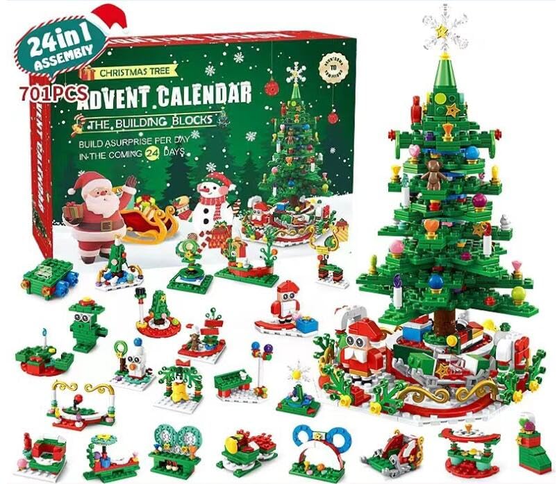 Christmas Tree - クリスマス クリスマスツリー おもちゃ 玩具 プレゼント ブロック 男の子 女の子 子供 11歳 12歳 13歳 14歳 人気 インテリア雑貨 オシャレ クリスマス ギフト Christmas