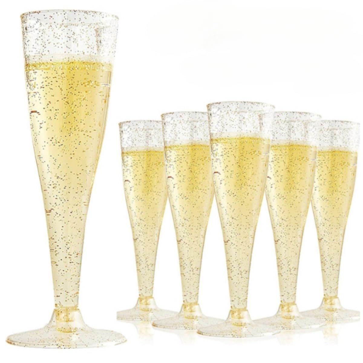 Rakuten - 【50個入り】 透明 使い捨て 150ML シャンパングラス 使い捨て シャンパングラス プラスチック 硬質プラスチック 赤ワイングラス ゴブレット ワイングラス パーティー パーティー用品