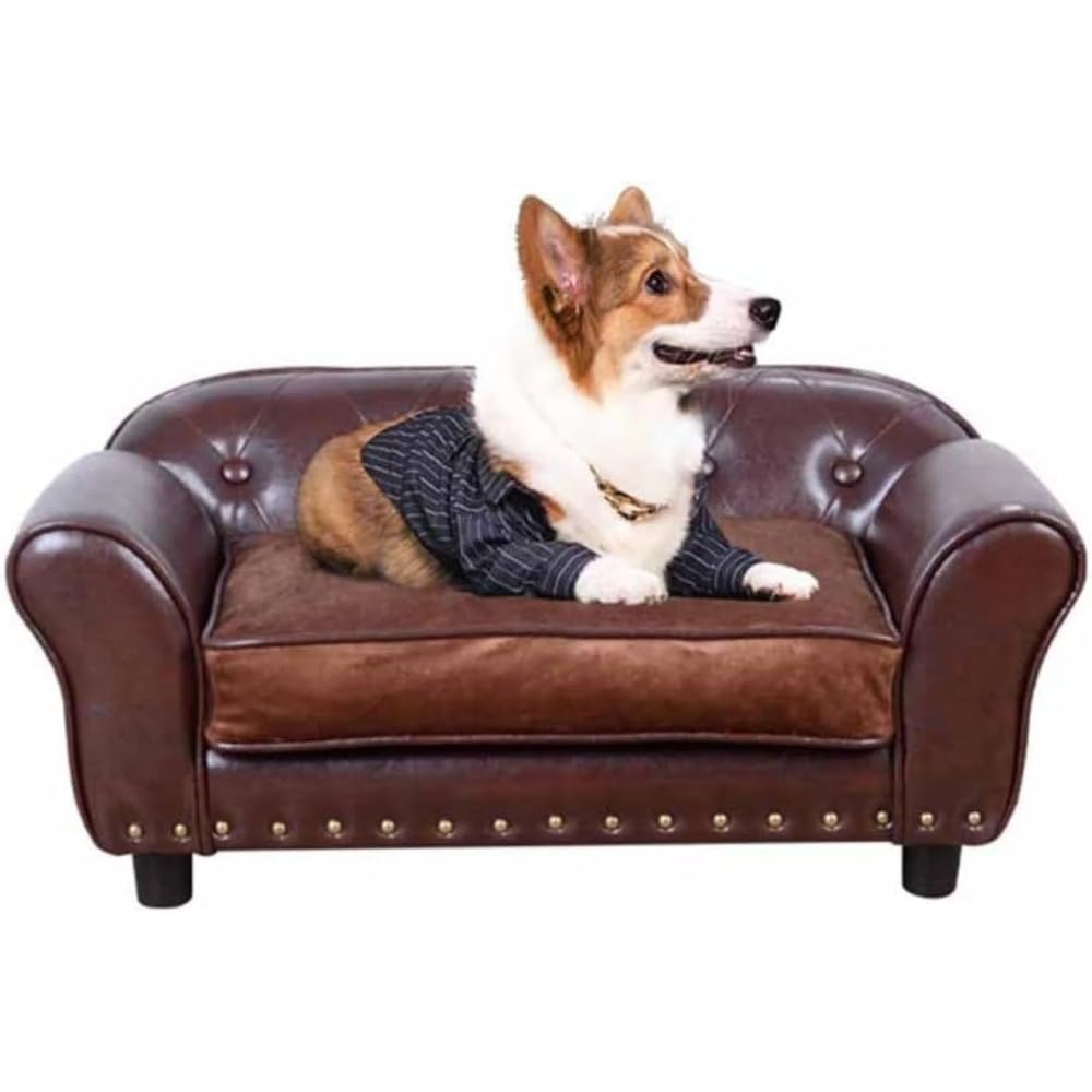 Rakuten - ペット用ソファ ペット用ベッド 1デザイン ペットソファ 犬 74*41 合成皮革 小型犬 猫 ペットベッド ペットソファ 猫ソファ 犬ソファ犬 猫 犬ベッド ペットベッド ペットソファ 洗える ふわふわ 犬寝床 防水 滑り止め 通年使用 小型犬 小型猫 多頭飼い