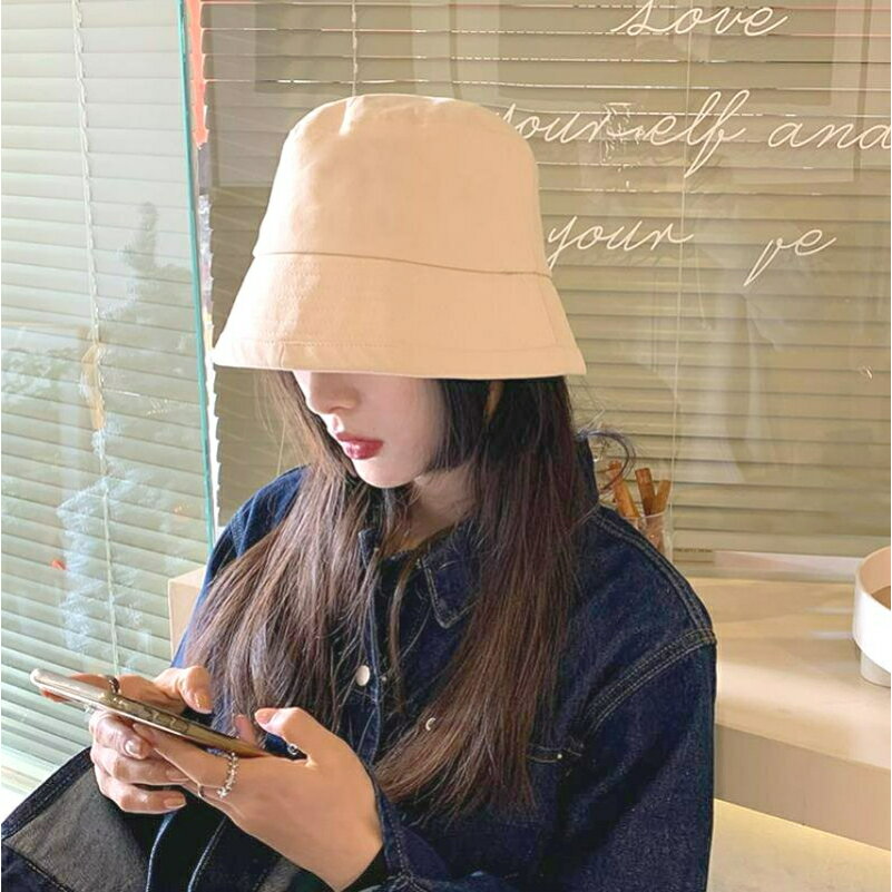 楽天ケアぼうしのQ研楽天市場店＊CLF-50163＊『￥3980以上送料無料』 バケットハット3 レディース バケハ 綿 ポリエステル コットン フリーサイズ 日差しよけ 日焼け 紫外線対策 UV対策 日よけ 春夏秋冬 オールシーズン 無地 フェス 公園 散歩 リゾート ノーメイク 韓国風 おしゃれ かわいい 小顔効果