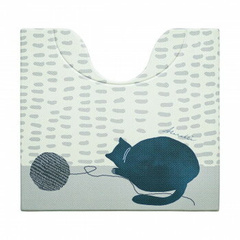 スキマにピタっ!PVCトイレマット　55×60cm シピ