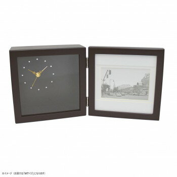 フラワーアレンジ ピクチャークロック M BR FC-582