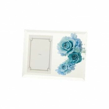 フラワーアレンジ フォトミラー ブルー F-2778