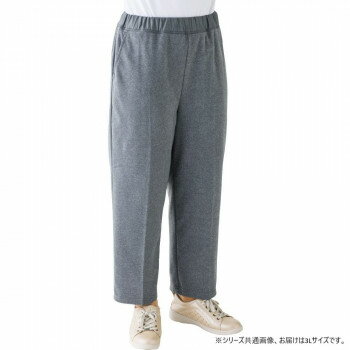 ケアファッション おしりスルッともちもちパンツ(婦人) チャコール 3L 82093305