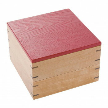 阿瀬眞三商店 弥生二段重 (赤) 127466