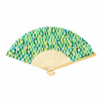 はらぺこあおむし　和雑貨　扇子　やがすり　CKEC0015-1