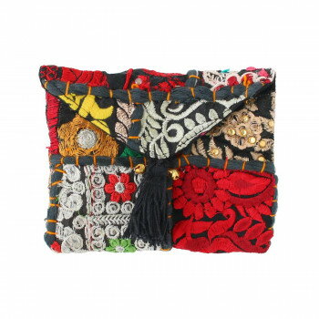 カンバディアパッチ　カードケース　チャコール 13120090043