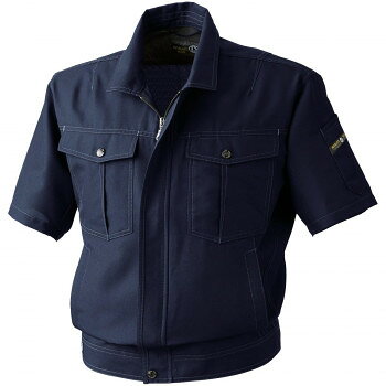 桑和 971 半袖ブルゾン LLサイズ ネイビー(1) Absolute GEAR