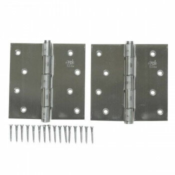 PY-619 ステンレス義星角蝶番 102mm シルバー 2枚入 00071619-001