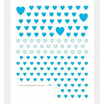 TSUMEKIRA(ツメキラ) ネイルシール es カラーハート LIGHT BLUE(水色) ES-CHT-003