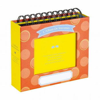 ナカバヤシ　フォトランク　フレームケースアルバム　L　ドット　レッド　A-FTPC-103-R