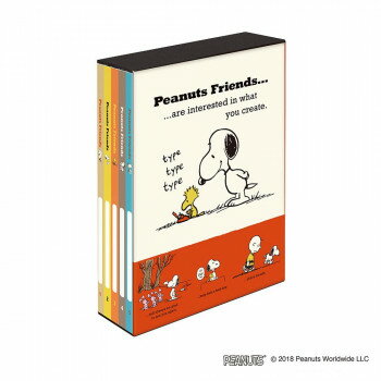 ナカバヤシ　5冊BOXアルバム　スヌーピー　A柄　ア-PL-1031-11
