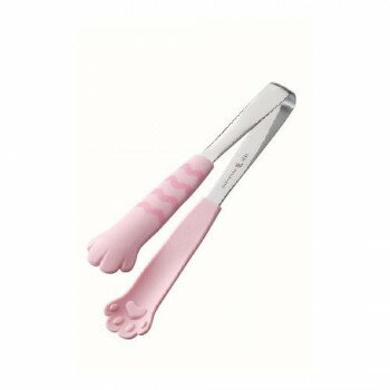 田辺金具 卓上トング きゃっちだにゃん 桃しま