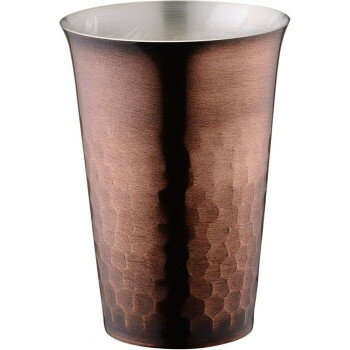 華ぐいのみストレート槌目 90ml　ブロンズ　4680　4680