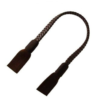 ソウヒロ joint クラフトパーツ ナイロンコーティング持ち手 2本手 約15mm×65cm 770/焦茶 JTM-Y106