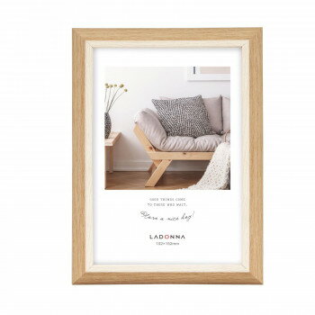 ラドンナ 軽量フォトフレーム 写真立て ポストカード判 ナチュラル SF14-P-NT