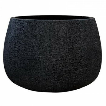 グリーンポット 植木鉢 バーウッド シャロー ブラック 32cm GA-2932BK