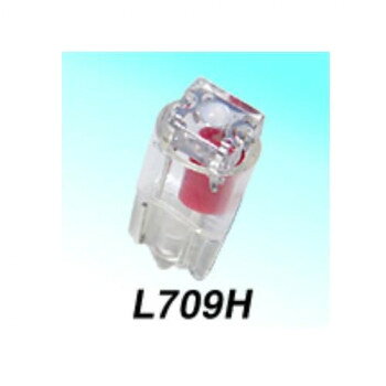 M＆Hマツシマ Lビーム(1個) 12v ウエッジ中 オレンジLED 拡散タイプ L709H OR