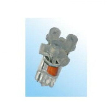 M＆Hマツシマ (1個)12v ウエッジ中 オレンジ 6LED ワイドビーム L806 OR