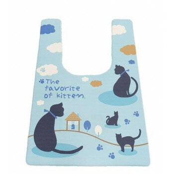 マット ネコ(トイレロングマット) 60X90 B 716434060090045