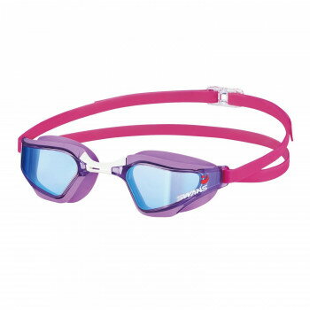 山本光学 SWANS スイムグラス 抗菌 ライトパープル×MITブルーミラー SR-72MITPAFAB PBL
