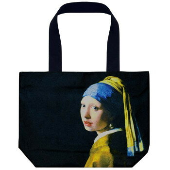 ユーパワー 名画バッグ フェルメール「青いターバンの少女Lサイズ」 AU-01811
