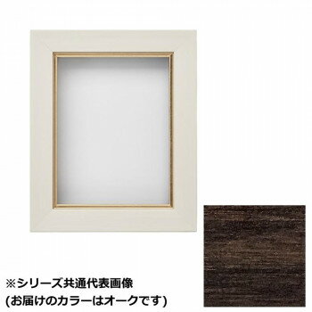 アルナ 樹脂額 油縁 ダブルフレーム 面金付き オーク F-8 61405