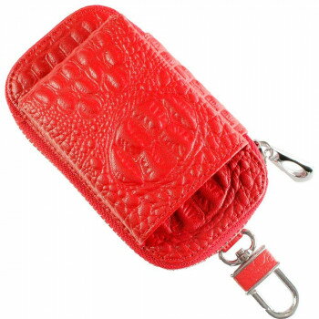 AWESOME(オーサム)　加熱式タバコケース　タバコ入れ付き　クロコシリーズ　レッド　IQT-C03