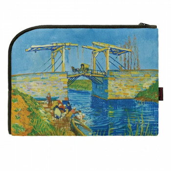 名画フラットポーチ ゴッホ 「アルルの跳ね橋」 AP-01004