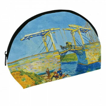 名画マルチポーチ ゴッホ 「アルルの跳ね橋」 AU-00821