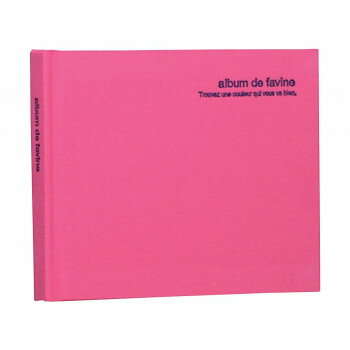 ナカバヤシ　ドゥファビネ100年アルバムブック式　ミニ　ピンク　アH-MB-91-P