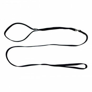 犬用訓練リード 小型犬用 ソフトショーリード M 黒