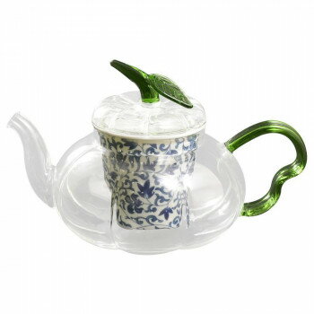 有田焼 セランドグラス パンプキンポットG 600cc 鉄仙唐草 PG-600