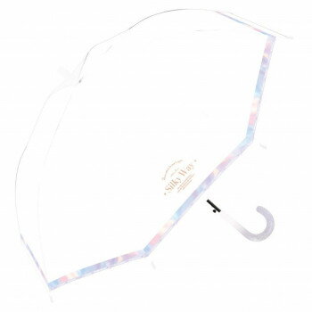 中谷 傘 UVシルキーウェイ ホワイト Parasol Kid's 長傘 955-008(4)