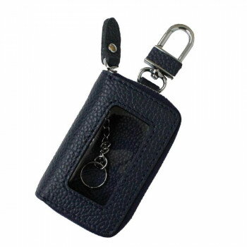 AWESOME(オーサム)　スマートキーケース　クリア窓付き　ネイビー　ASK-CM012