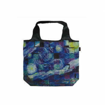 名画モザイクアートシリーズ 〜クーラーエコバッグ〜 ゴッホ「星月夜」 AM-01653