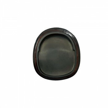 歙州硯 無紋硯 楕円 四吋・HJ64