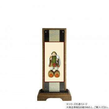 「北海道・沖縄・離島・一部地域へのお届けは別途送料を請求させていただきます。」「お客様都合でのキャンセルの場合、出荷前後にかかわらずキャンセル料などの手数料が発生いたしますので予めご了承ください。」「メーカーより取り寄せ商品のため、在庫状況によっては欠品・廃盤の可能性があります。あらかじめご了承ください。」従来の唐木仏壇にはもちろん、現代的な家具調仏壇にもマッチします。シンプルなデザインのスタンド掛け軸です。置くだけで簡単に設置ができます。落ち着いた和の雰囲気で立体感のある絵柄が美しいシンプルな装いになっております。職人さんが描き上げた元絵を印刷したモダンな造りが特徴的です。穏やかな風合いの木目です。桐材を使用した土台は、軽く安定感がありとても実用的です。サイズ仕上がり寸法(丈):約20cm、仕上がり寸法(巾):約9cm個装サイズ：20×9×5cm重量個装重量：20g素材・材質本体:桐材裂地:綿本紙:紙、アクリル樹脂仕様絵:印刷生産国日本fk094igrjs
