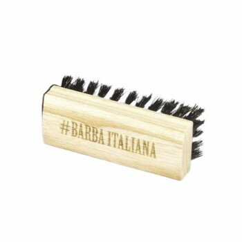 Barba Italiana　バルバイタリアーナ　ソレンゴ ビアードブラシ　ひげ用ブラシ　白