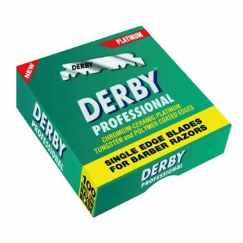 Derby　ダービープロフェッショナル 片刃カミソリ(カミソリ替刃) 100枚入