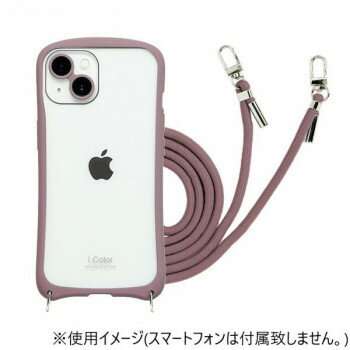樂天商城 - iPhone14/iPhone13兼用背面型ケース i.Color Cacao iP22-61-ICSH05