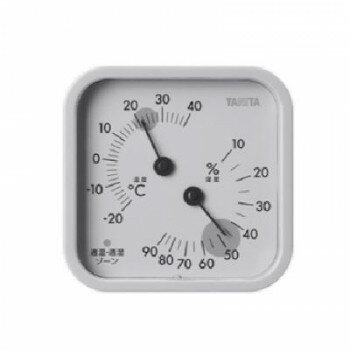 TANITA タニタ 温湿度計 ウォームグレー TT-587GY