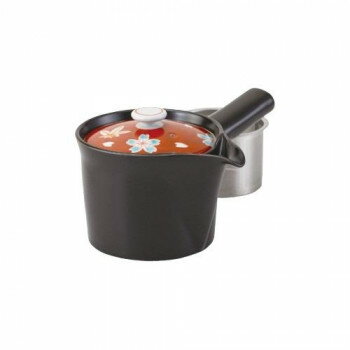 西海陶器 赤濃春秋黒 SS急須