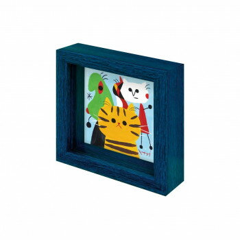 糸井忠晴 ミニミニボックスフレーム「ねこアート」　IT-01263