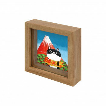 糸井忠晴 ミニミニボックスフレーム「赤ふじ」　IT-01269