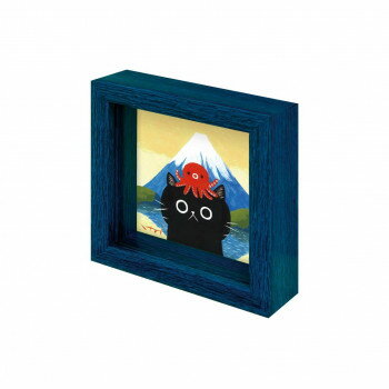 糸井忠晴 ミニミニボックスフレーム「青ふじ」　IT-01270