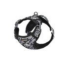 ルークラン ドッグネス ハーネス エレガント M ブラック ペット用品