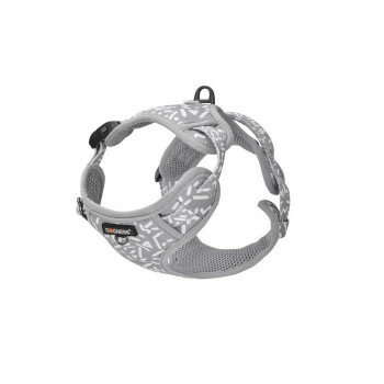 ルークラン ドッグネス ハーネス エレガント XS/S ライトグレー ペット用品