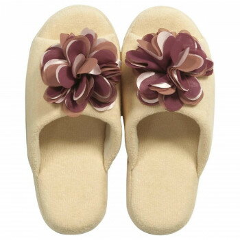 センコー S.D.S コンフォ スリッパ Mサイズ 約23.5cm　ベージュ・493902